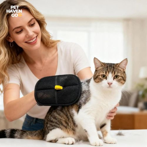 Pet Hair Removal Mitt – Effortless Fur Cleaning Glove for Cats & Dogs